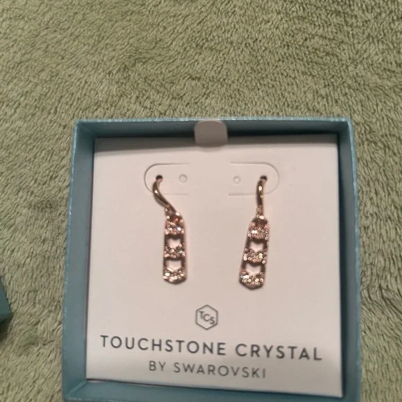 Touchstone Crystal Take Shape Earrings - Picture 1 of 5